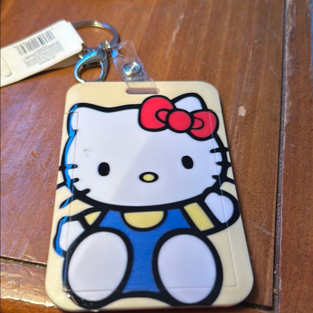 Hello Kitty ID Card Holder with Keychain - Multicolor